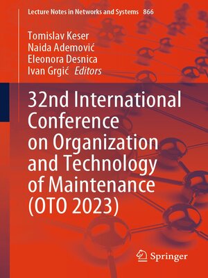 cover image of 32nd International Conference on Organization and Technology of Maintenance (OTO 2023)